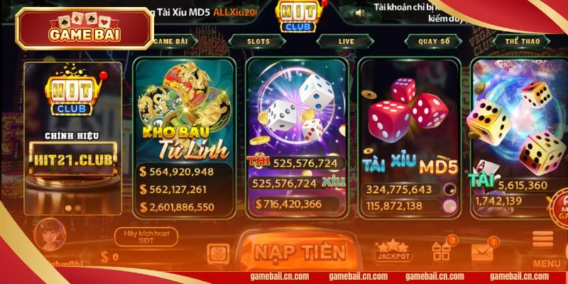 Cá cược tại sân chơi HIT CLUB mở ra cho bạn cơ hội thắng lớn.